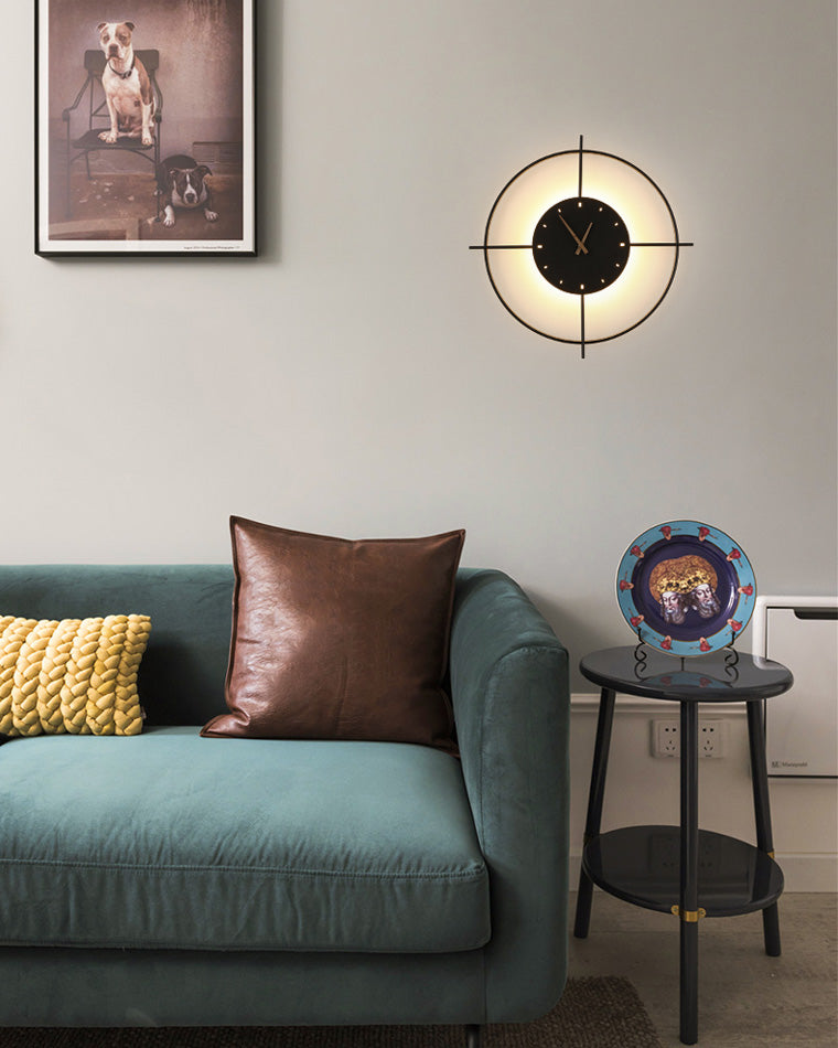 Reloj de pared WOMO con luz LED-WM6085