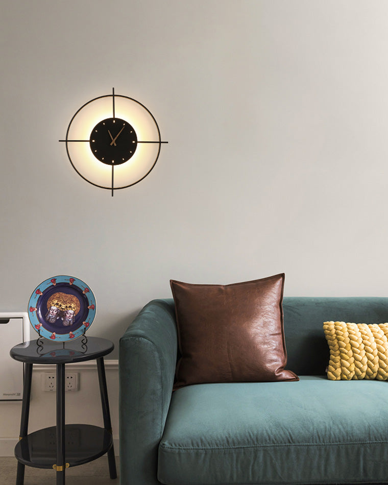 Reloj de pared WOMO con luz LED-WM6085