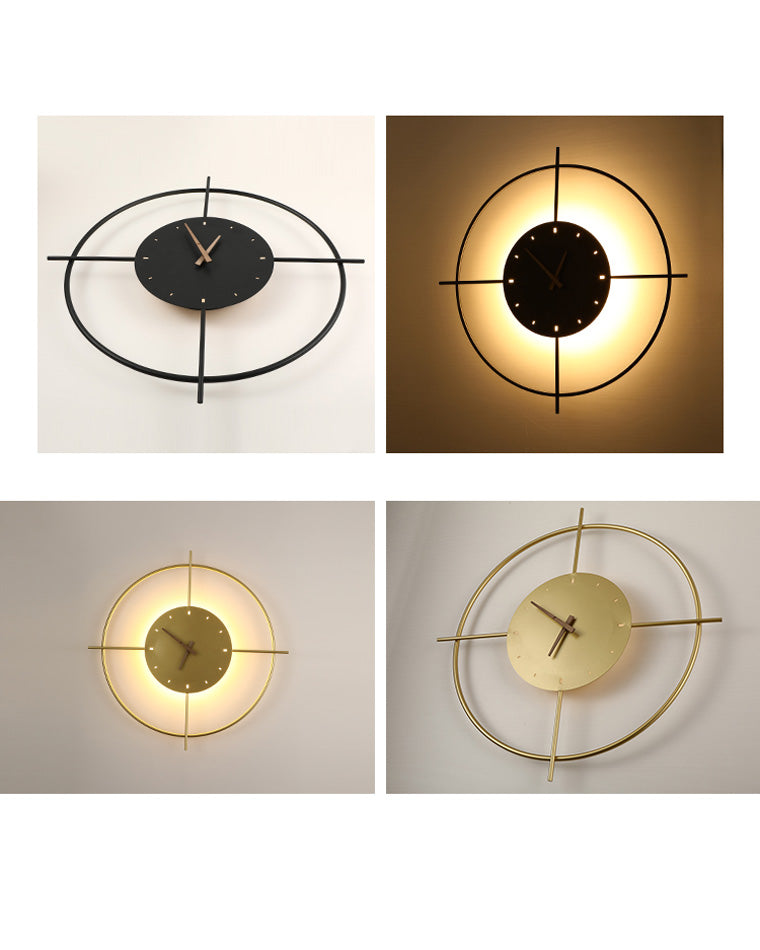Reloj de pared WOMO con luz LED-WM6085
