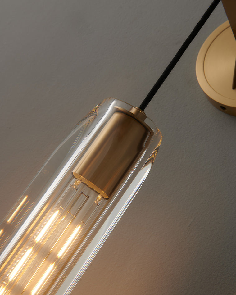 Aplique de pared colgante de cristal WOMO-WM6094