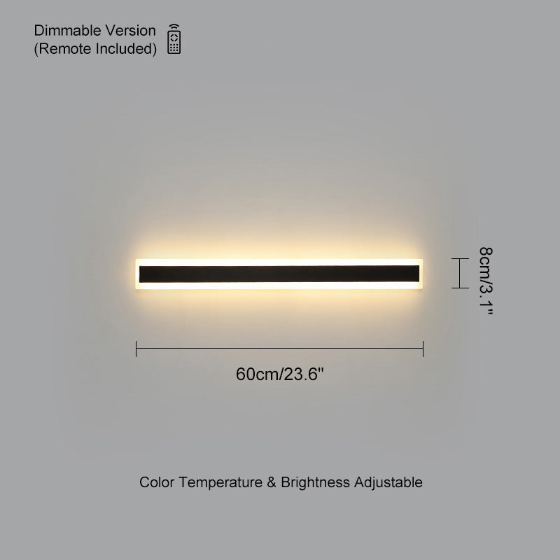 WOMO Aplique lineal de pared para exterior -WM9001