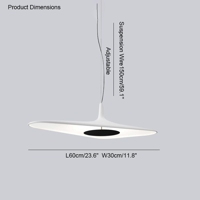 Lámpara colgante asimétrica WOMO-WM2123