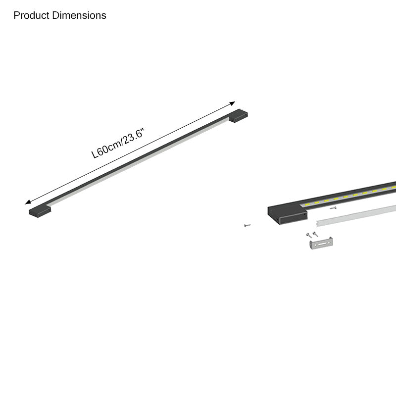 Aplique de pared lineal largo para escaleras WOMO-WM6018