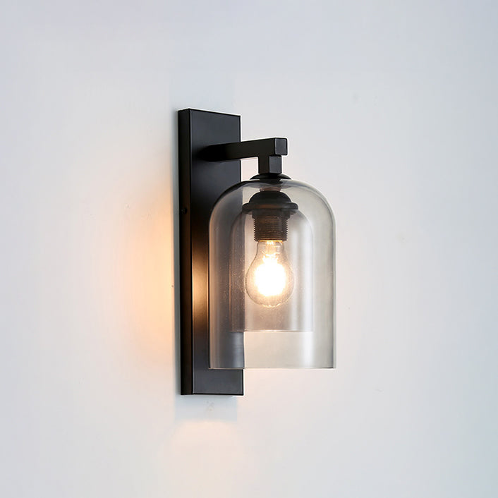 Aplique de pared WOMO Bell negro - WM6110