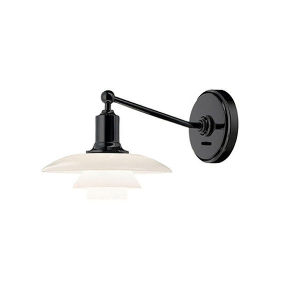 Aplique de pared WOMO de cristal blanco estilo moderno de mediados de siglo - WM6123
