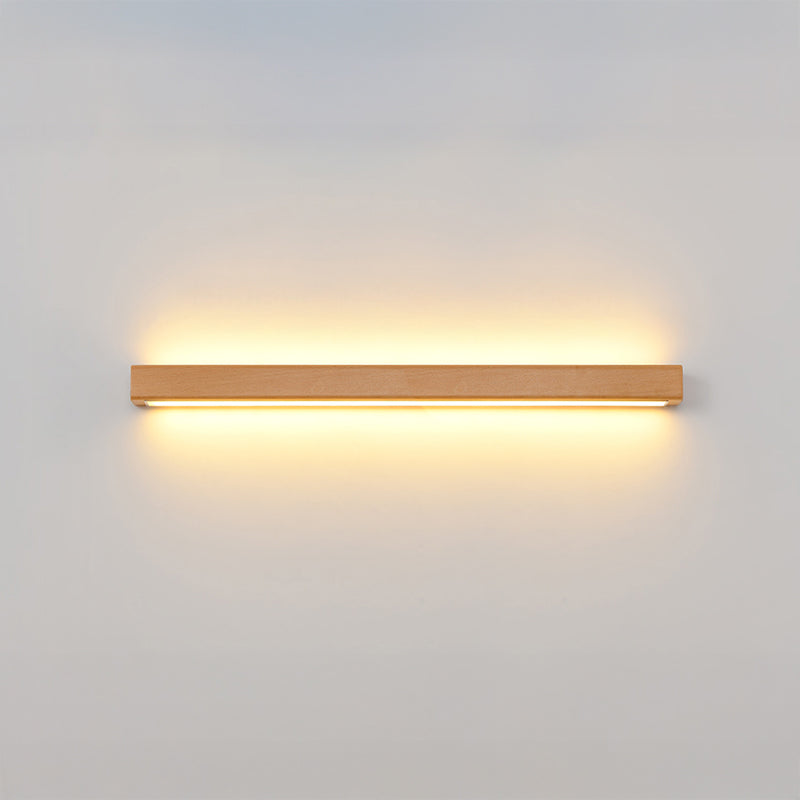 Aplique de pared lineal de madera WOMO-WM6126