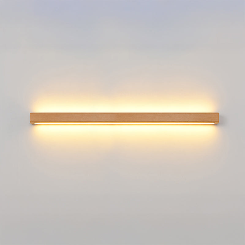 Aplique de pared lineal de madera WOMO-WM6126