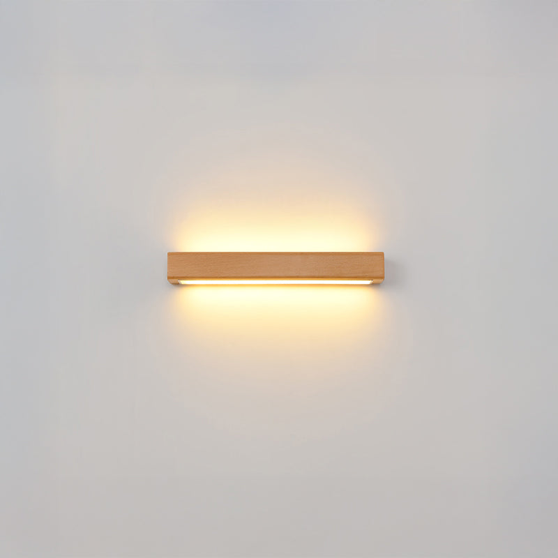 Aplique de pared lineal de madera WOMO-WM6126