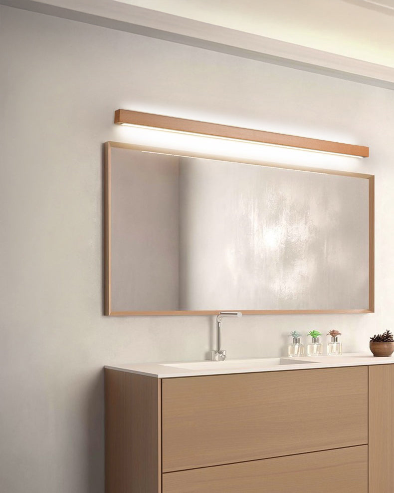 Aplique de pared lineal de madera WOMO-WM6126
