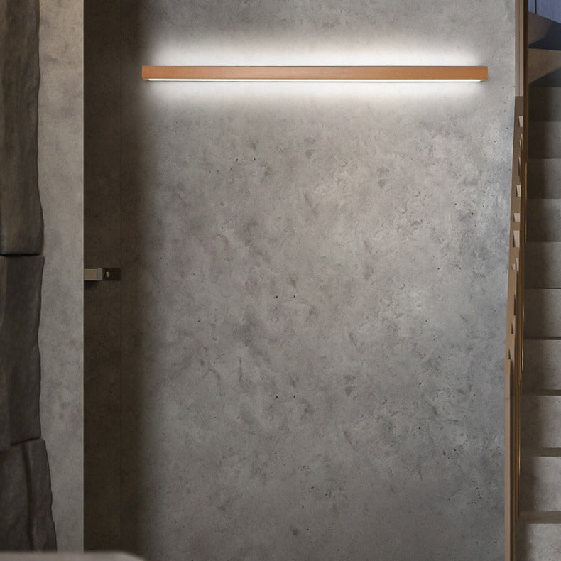Aplique de pared lineal de madera WOMO-WM6126