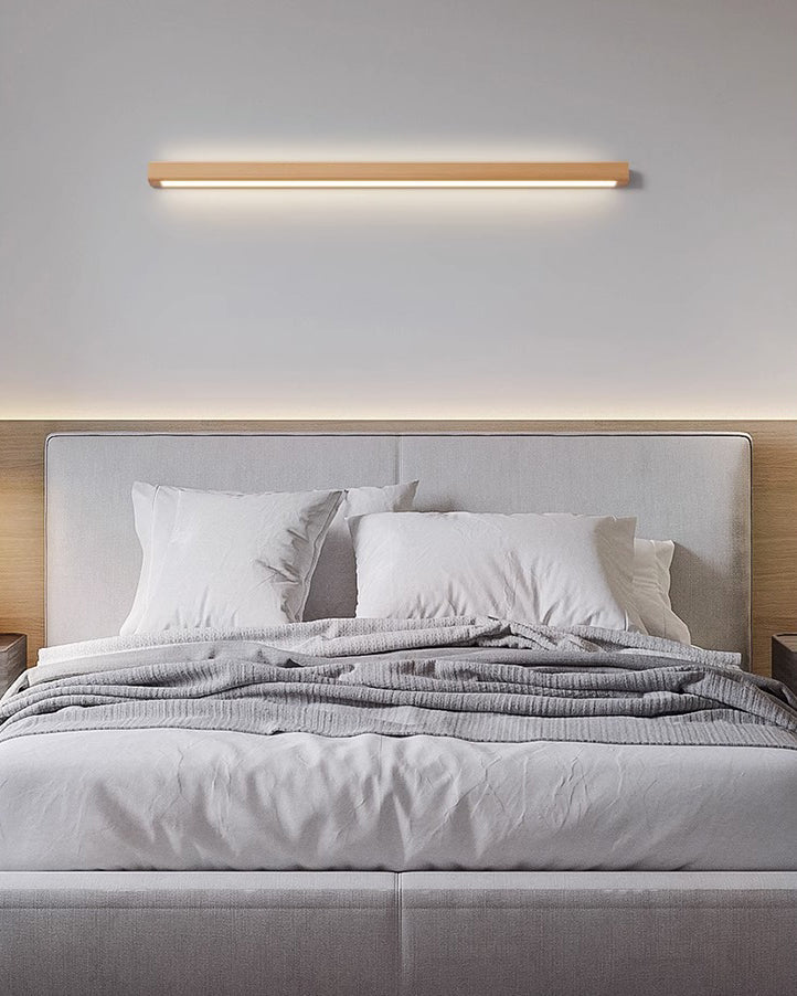 Aplique de pared lineal de madera WOMO-WM6126