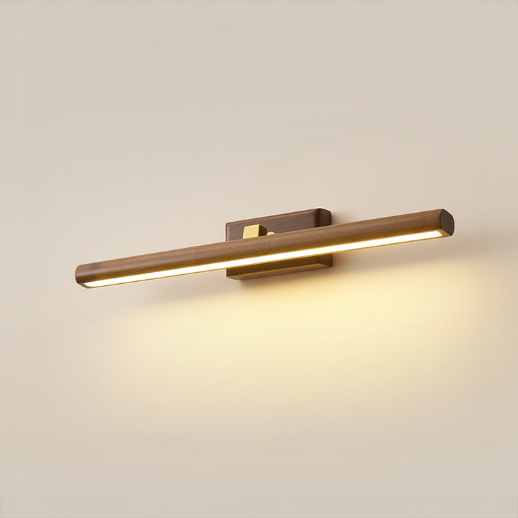 Aplique de pared lineal ajustable WOMO de nogal - WM6127