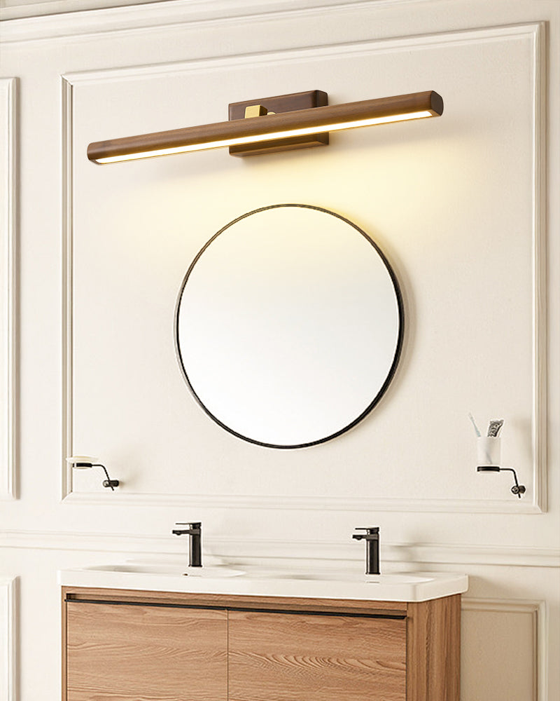 Aplique de pared lineal ajustable WOMO de nogal - WM6127