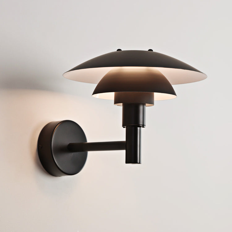 Aplique de pared WOMO negro de diseño danés - WM6149