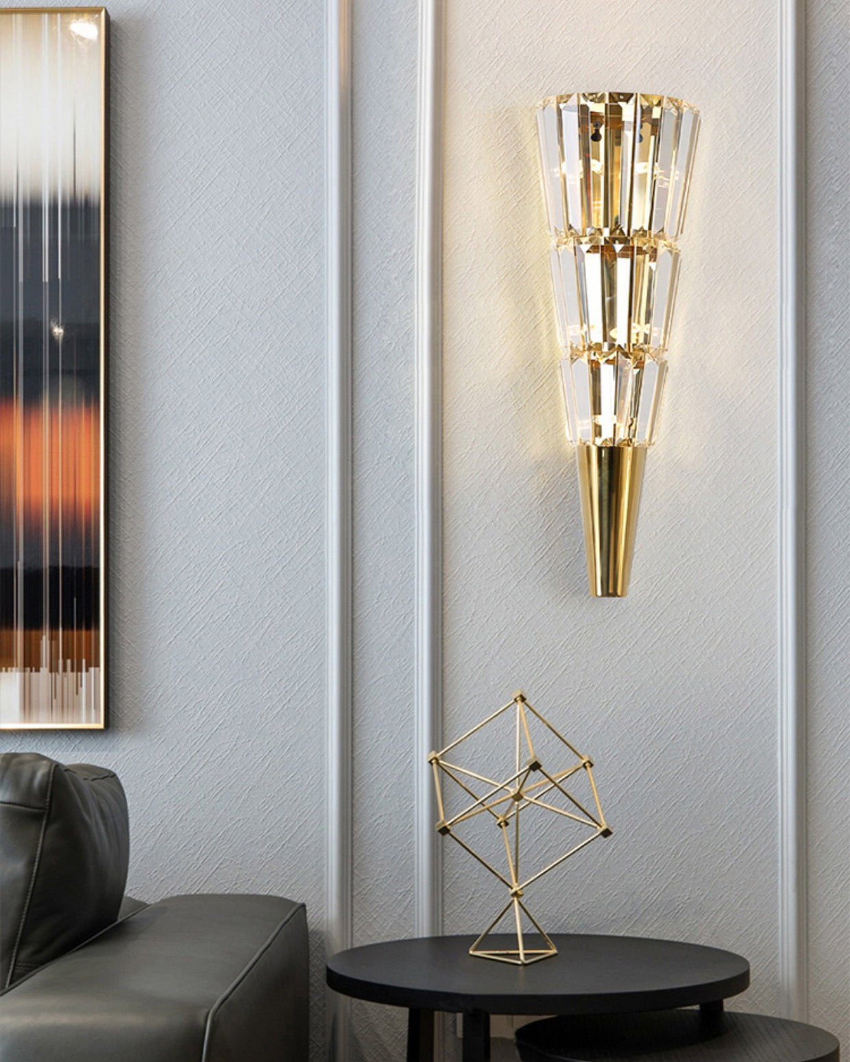 Aplique de pared WOMO Cone Crystal -WM6163