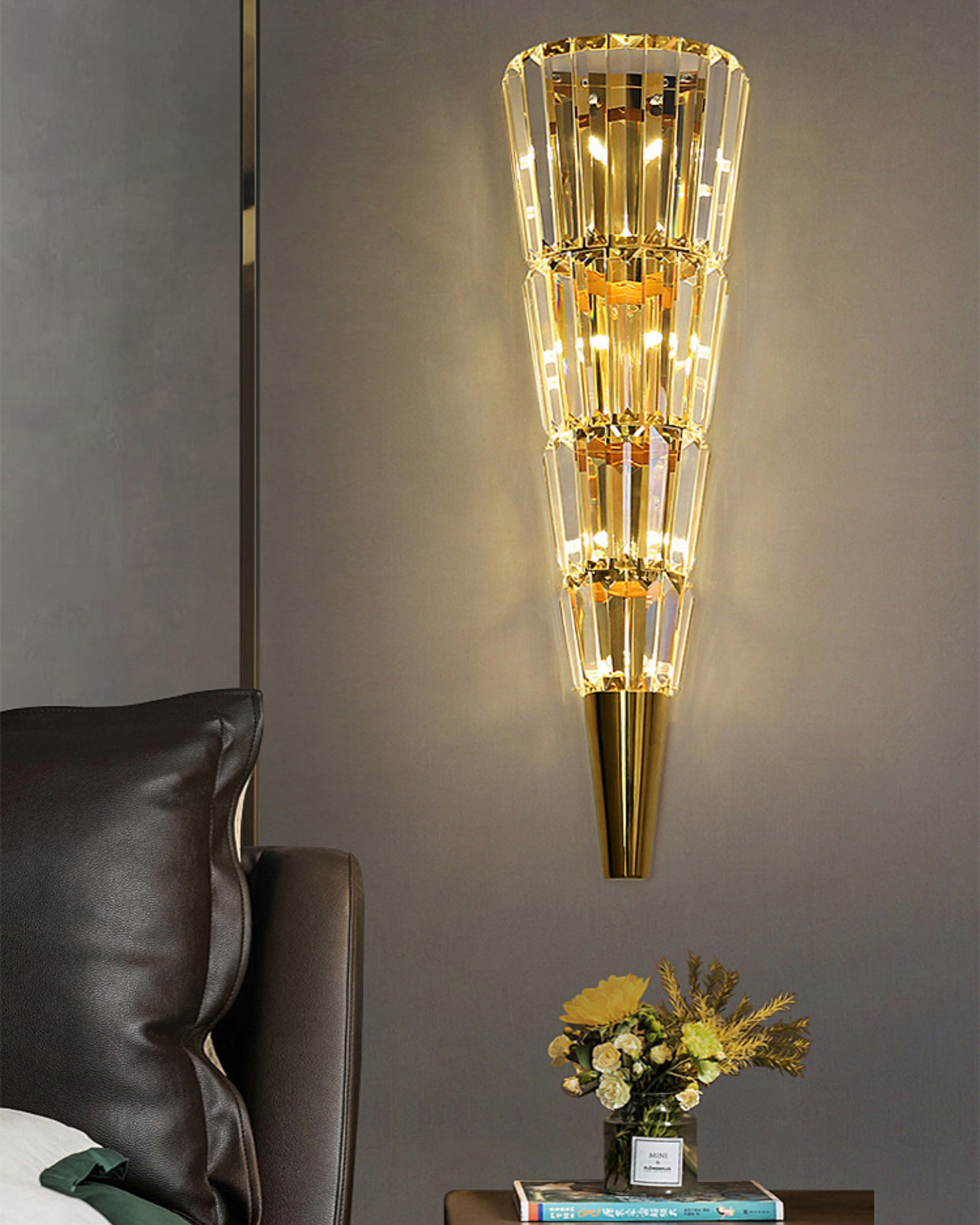 Aplique de pared WOMO Cone Crystal -WM6163