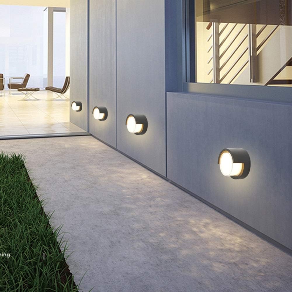 WOMO Aplique de pared redondo para exterior - WM9144
