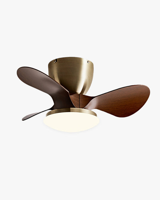 Ventilador de techo pequeño WOMO de 24 pulgadas con luz y perfil bajo - WM5159