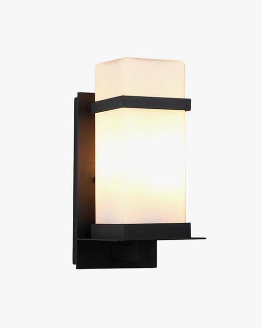 Aplique de pared exterior WOMO de cristal esmerilado - WM9202