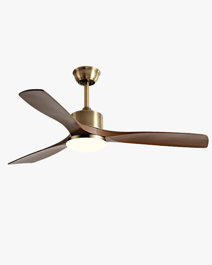 WOMO Ventiladores de techo con luz con 3 Aspas - WM5178