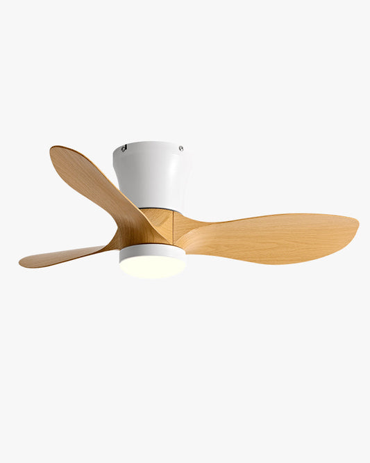 Ventilador de techo pequeño WOMO de 3 aspas con lámpara - WM5218