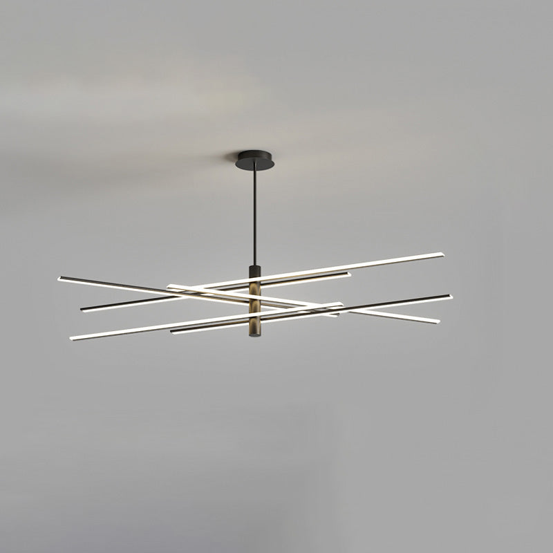 Lámpara de araña LED lineal ajustable WOMO-WM2026