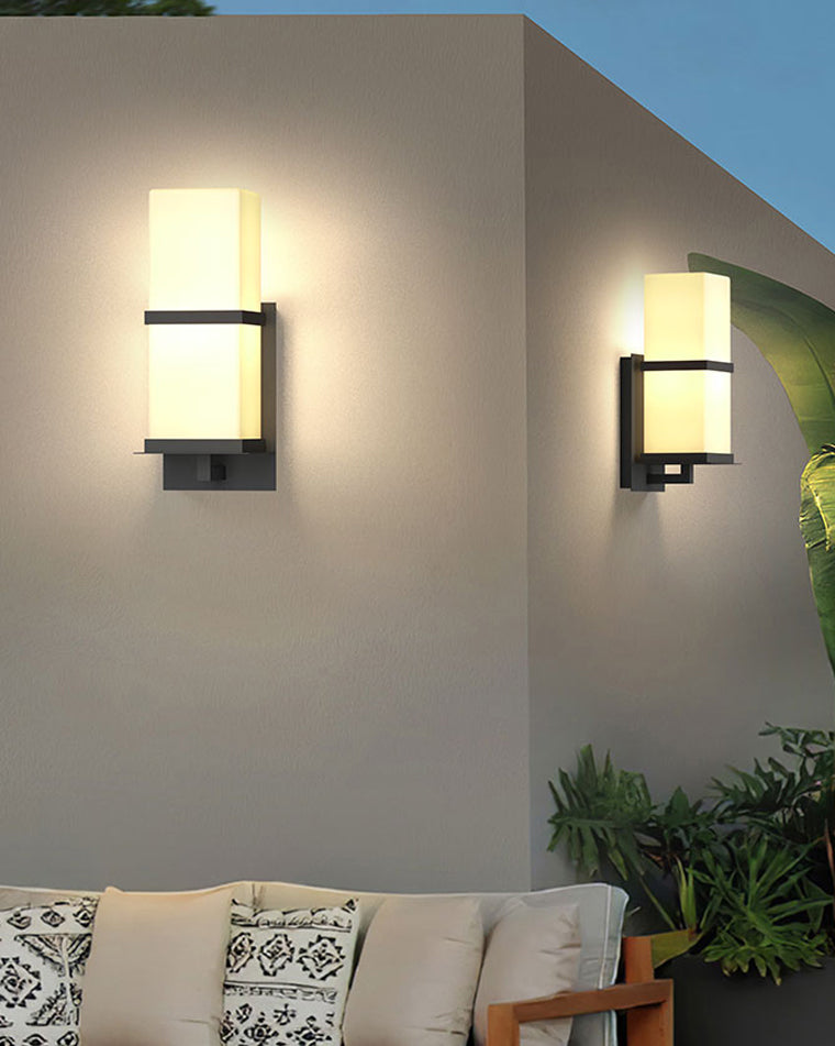 WOMO Aplique de pared de vidrio Outdoor Craftsman - WM9067