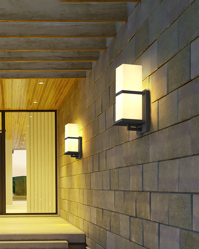 WOMO Aplique de pared de vidrio Outdoor Craftsman - WM9067