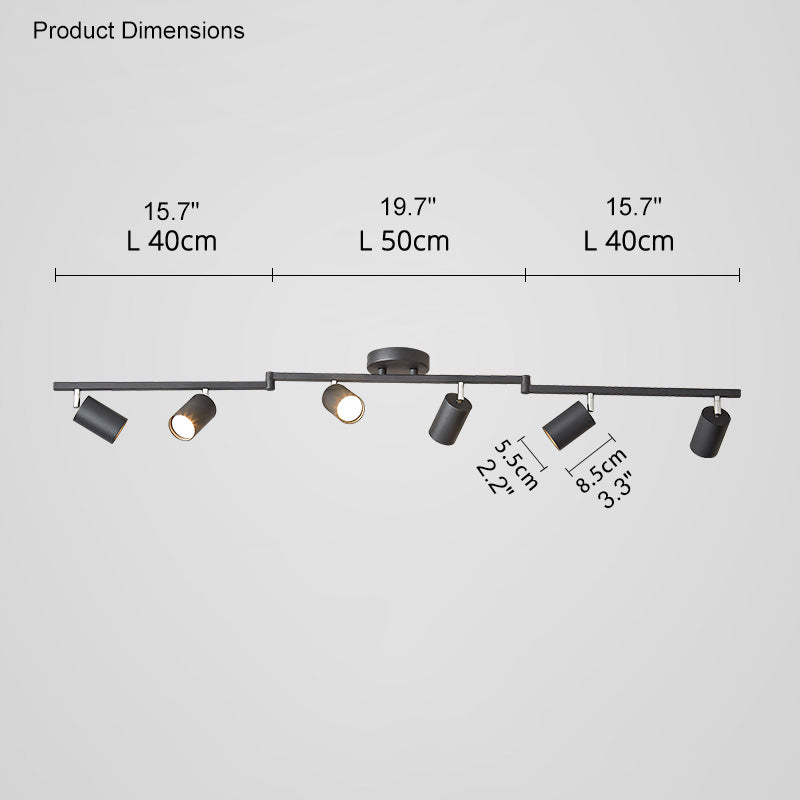 WOMO Focos LED direccionales para techo de cocina - WM1038
