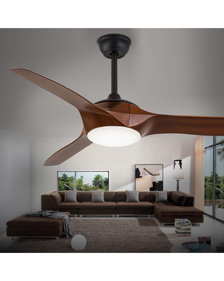 WOMO Ventiladores de techo con luz Grande con 3 Aspas - WM5107