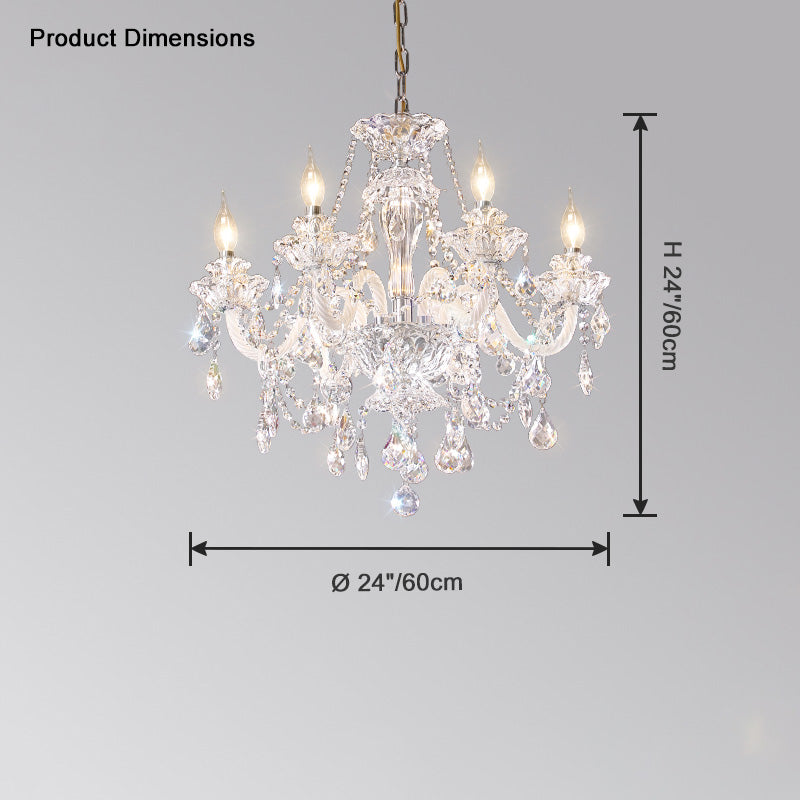 WOMO Victorian Crystal Prism Hanging Lamps - WM2340