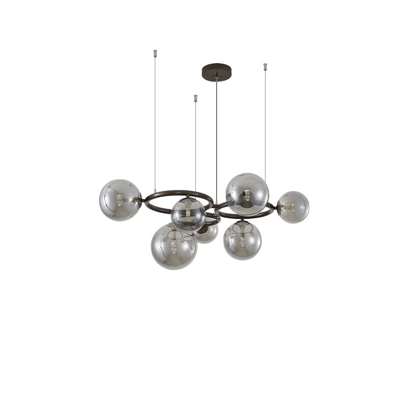 WOMO Lámparas Colgantes Colored Glass Ball Chandelier-WM2253