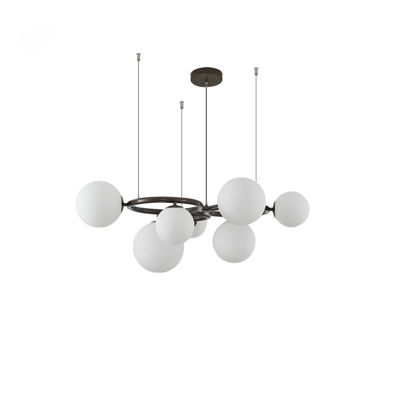 WOMO Lámparas Colgantes Colored Glass Ball Chandelier-WM2253