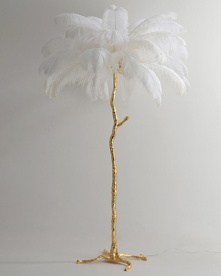 WOMO Lámpara de pie Feather Palm Tree - WM7000