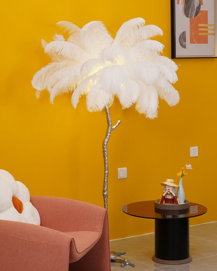 WOMO Lámpara de pie Feather Palm Tree - WM7000