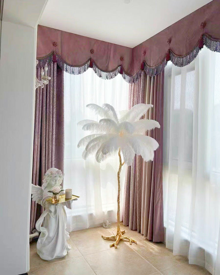 WOMO Lámpara de pie Feather Palm Tree - WM7000