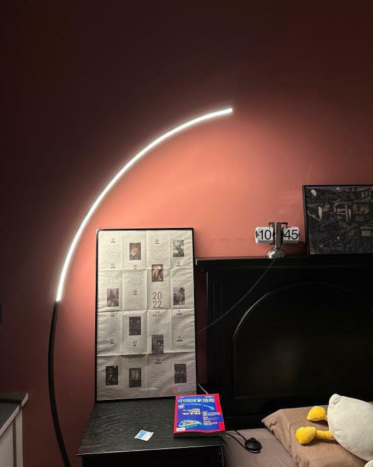 WOMO Lámpara de pie LED Crescent Arc - WM7001
