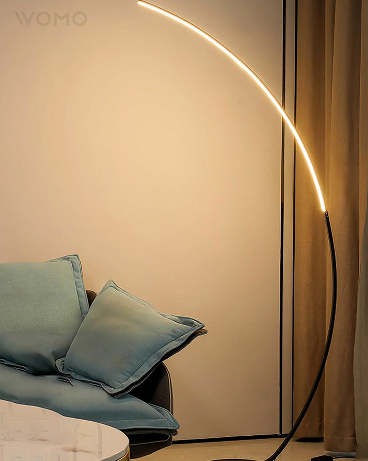 WOMO Lámpara de pie LED Crescent Arc - WM7001