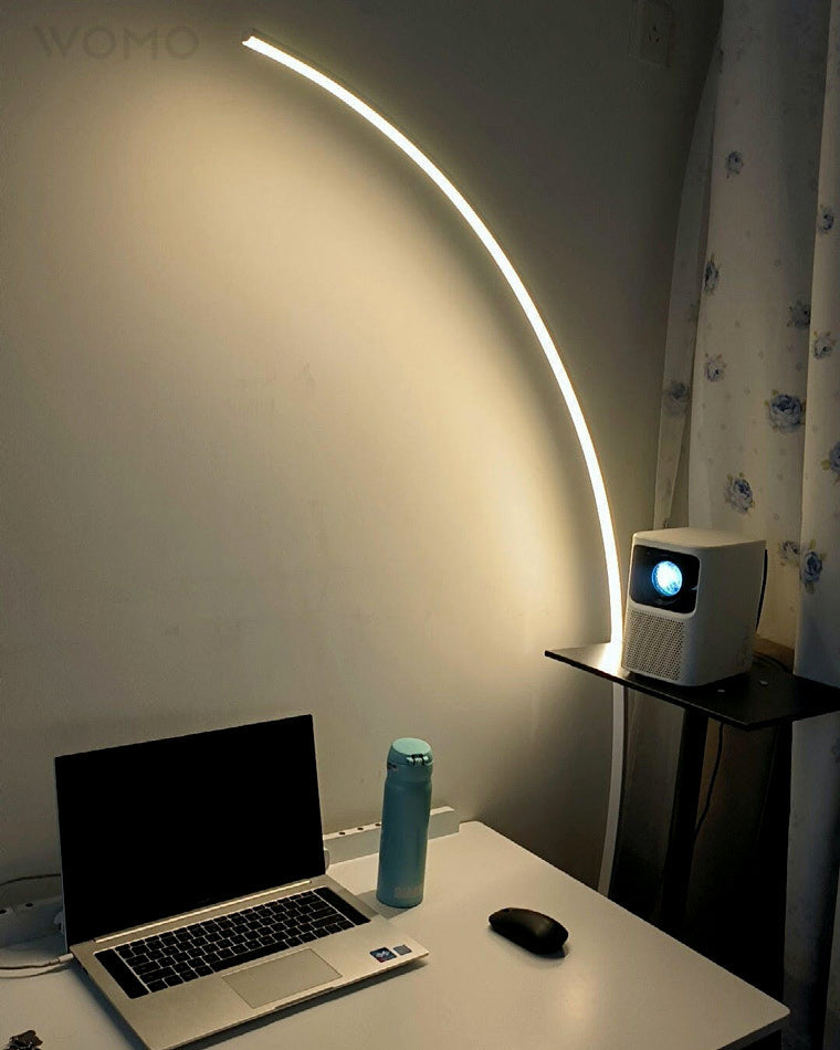 WOMO Lámpara de pie LED Crescent Arc - WM7001