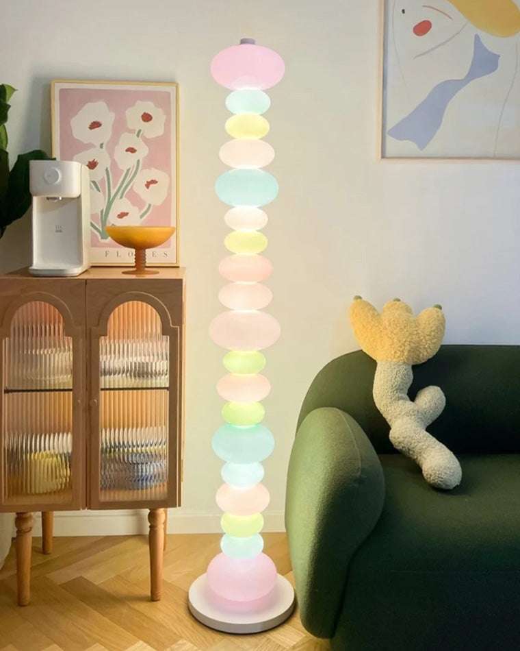 WOMO Lámpara de pie con forma de columna Candy Skewers - WM7012