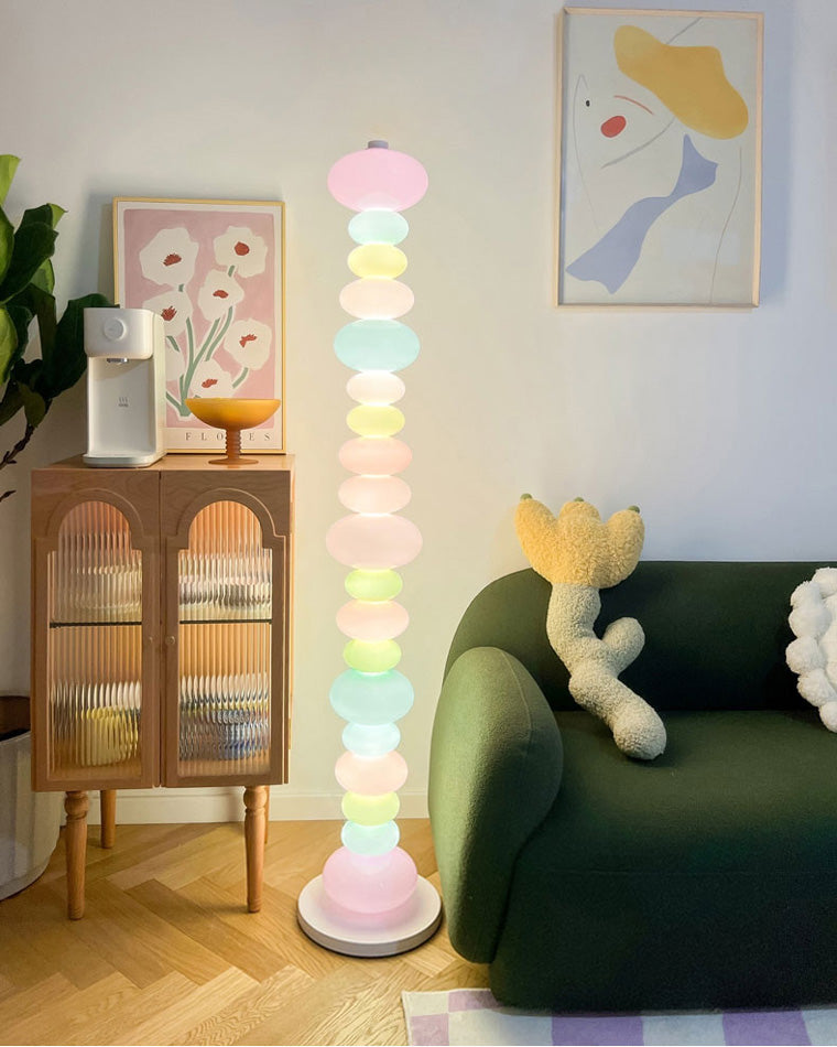 WOMO Lámpara de pie con forma de columna Candy Skewers - WM7012