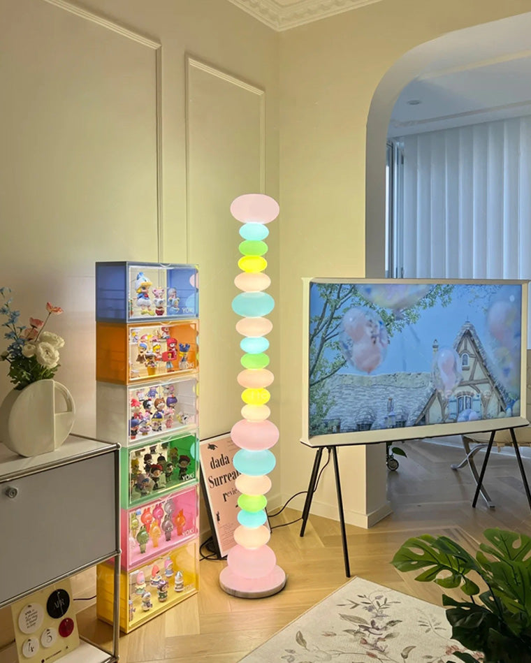 WOMO Lámpara de pie con forma de columna Candy Skewers - WM7012