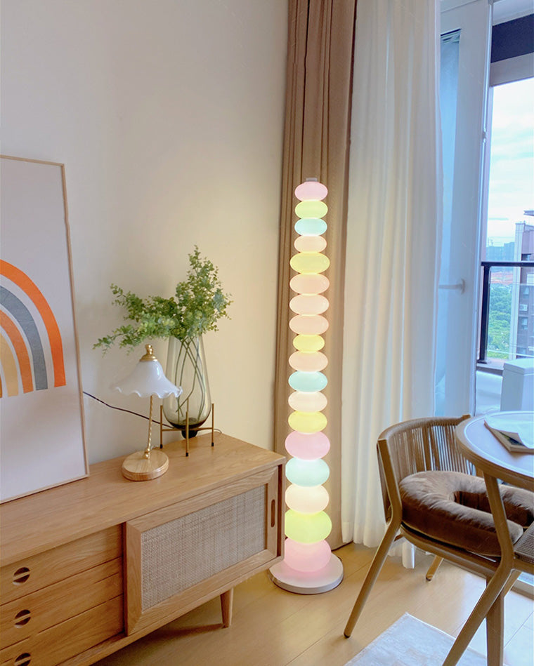 WOMO Lámpara de pie con forma de columna Candy Skewers - WM7012