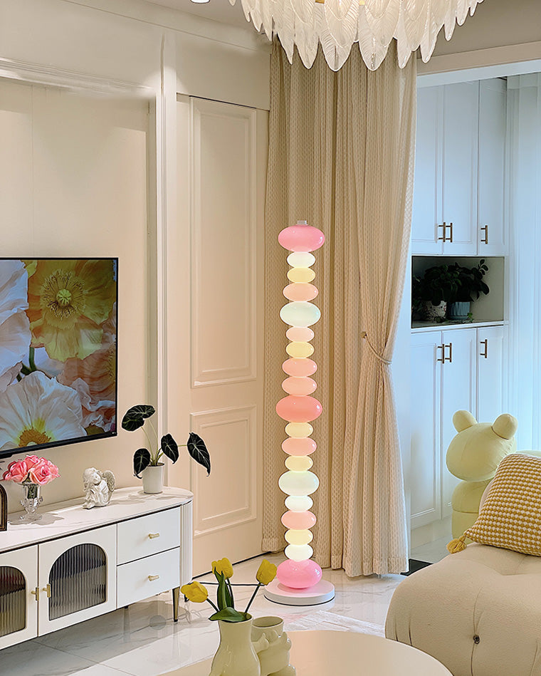 WOMO Lámpara de pie con forma de columna Candy Skewers - WM7012