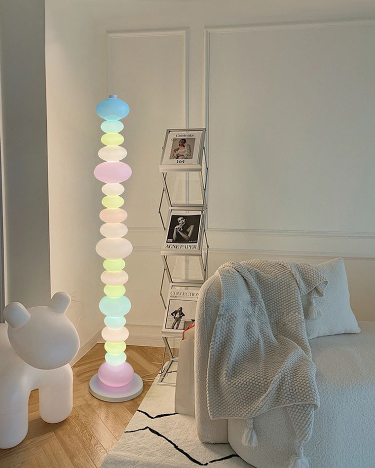 WOMO Lámpara de pie con forma de columna Candy Skewers - WM7012