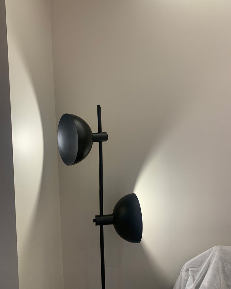 WOMO Lámpara de pie de estudio ajustable de 2 focos - WM7022