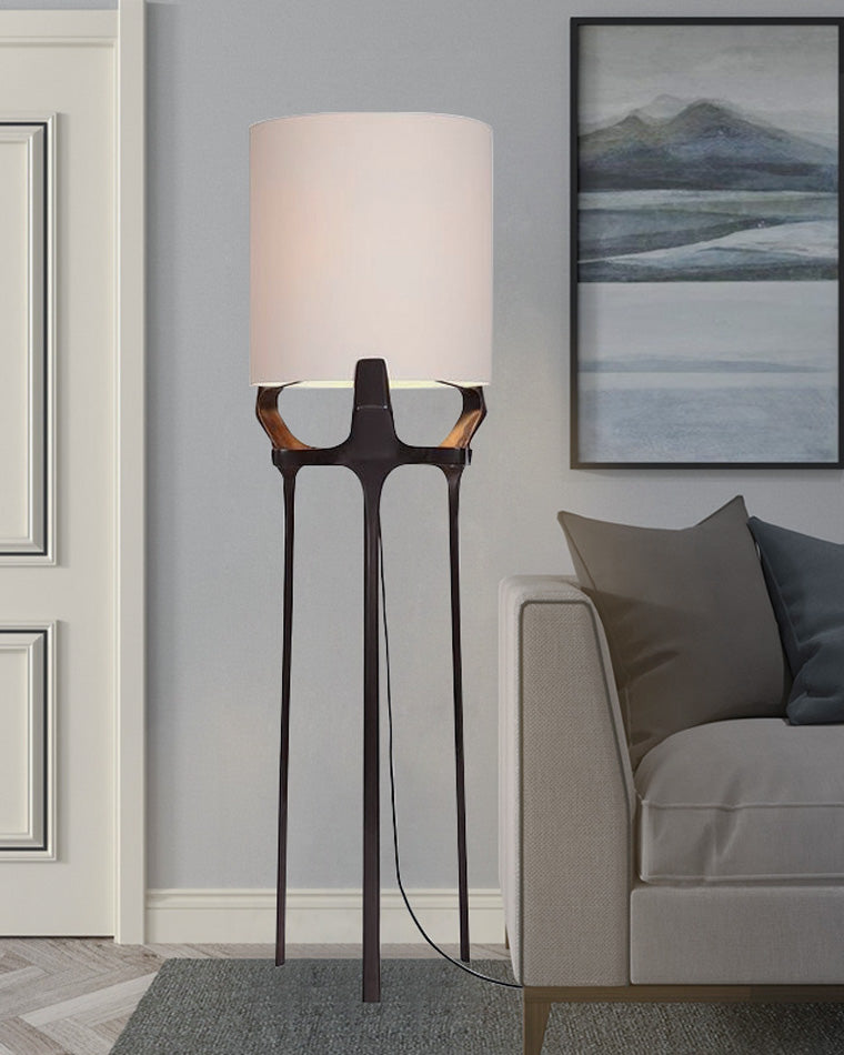 WOMO Lámparas de pie tipo farol de tres patas - WM7041