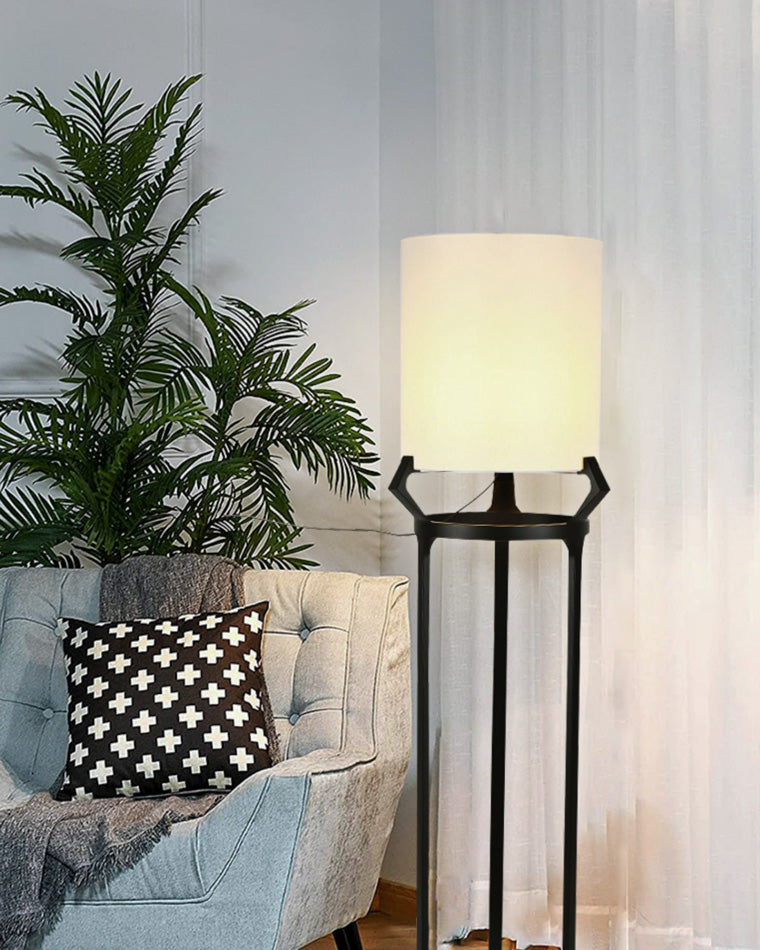 WOMO Lámparas de pie tipo farol de tres patas - WM7041
