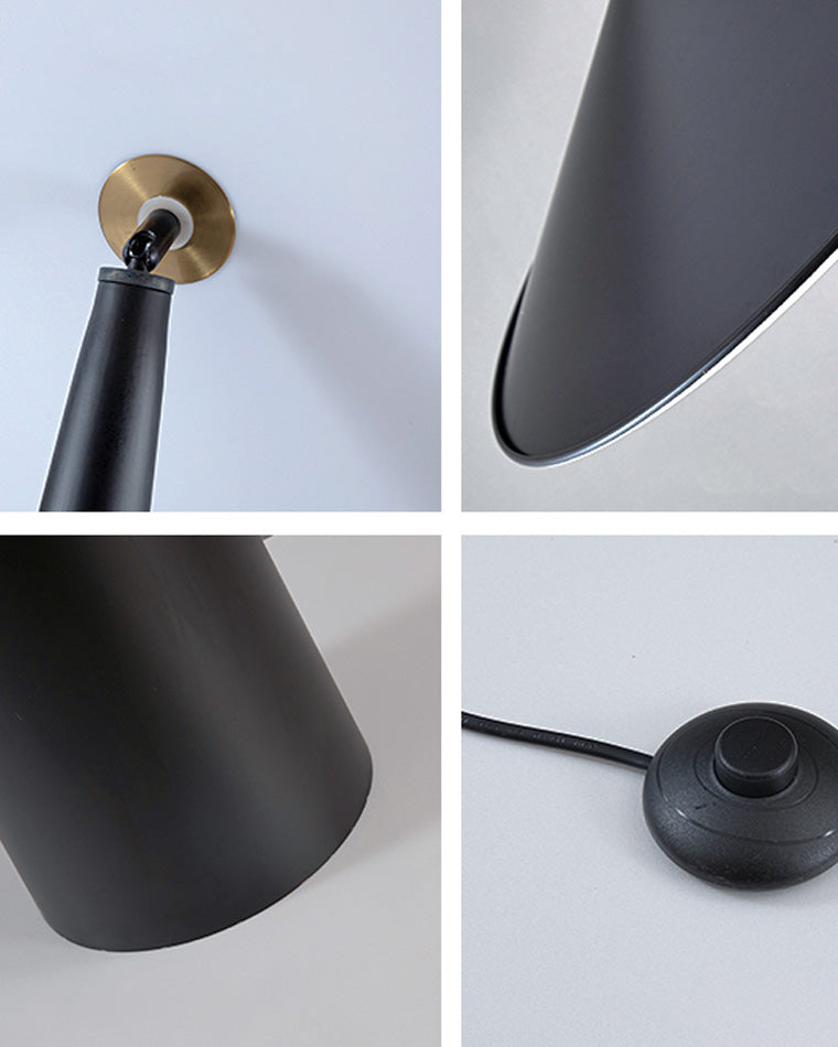 WOMO Lámparas de pie de cono de hongo ajustables - WM7042