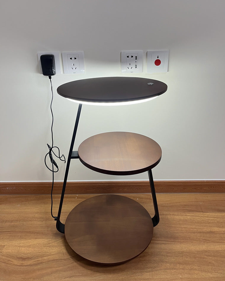 Lámpara de pie y mesa auxiliar WOMO-WM7049